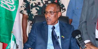 Somaliland's President Muse Bihi Abdi.