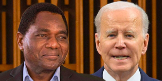 US President Joe Biden, Hakainde Hichilema