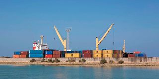 The Port of Berbera in Somaliland 