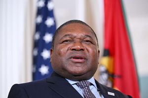 Mozambique President Filipe Jacinto Nyusi.