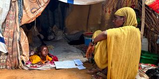 Zamzam camp in Darfur, Sudan