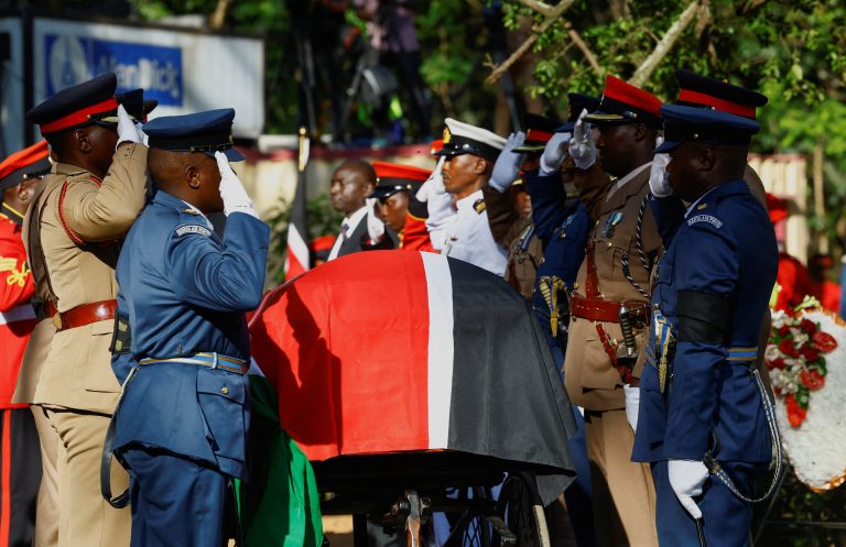 Burial of Kenya's former Prime Minister Raila Odinga, in Bondo